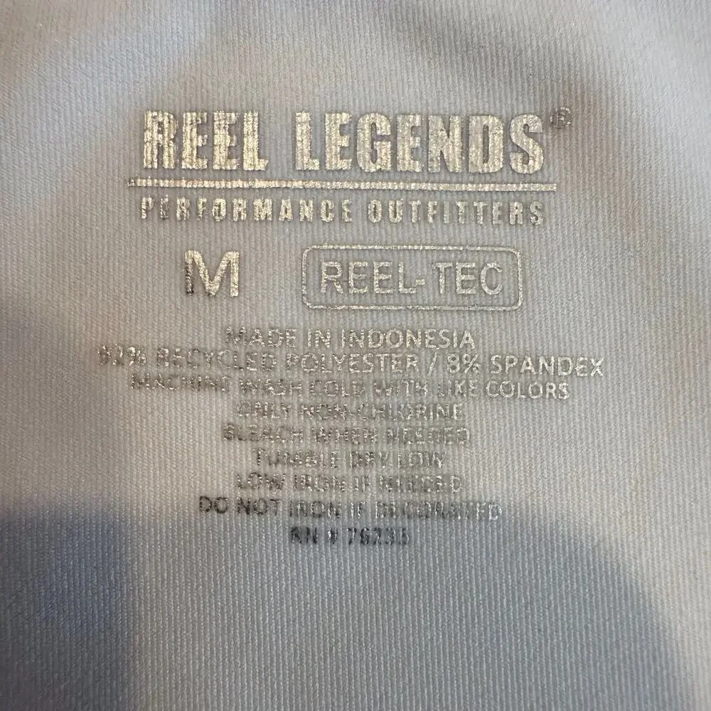 Reel Legends White Sleeveless Adjustable Ruched Side Tank Top Performance Fabric - Picture 8 of 16